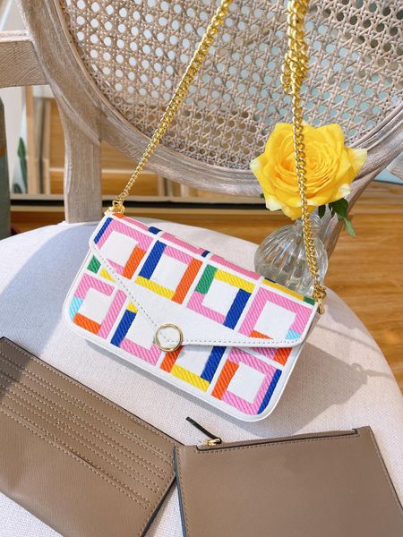 

luxury embroidery letters wallet 3pcs set women shoulder messenger chain strap cross bodybags ladies flap purse clutch bages totes wallets w, Red;black