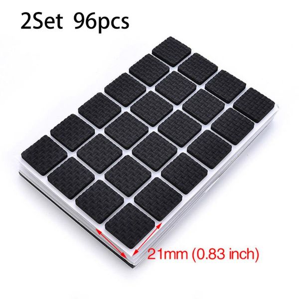 

craft tools 96pcs set diy furniture chair leg pad cushion floor protection round square durable and practical