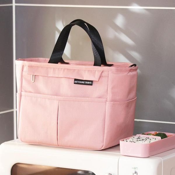 

storage bags oxford cloth lunch bag portable insulation meal large outdoor picnic