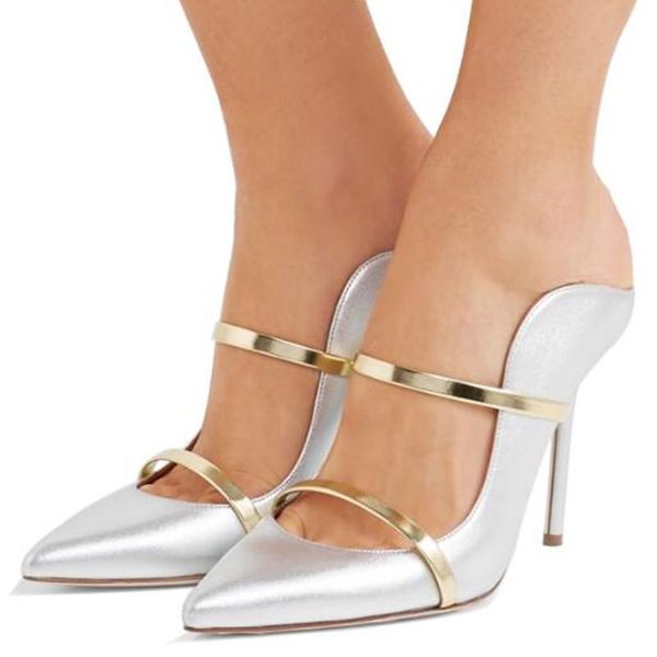 

slippers fghgf 11cm pointed for women, and fashionable super high women's sandals shoes, Black