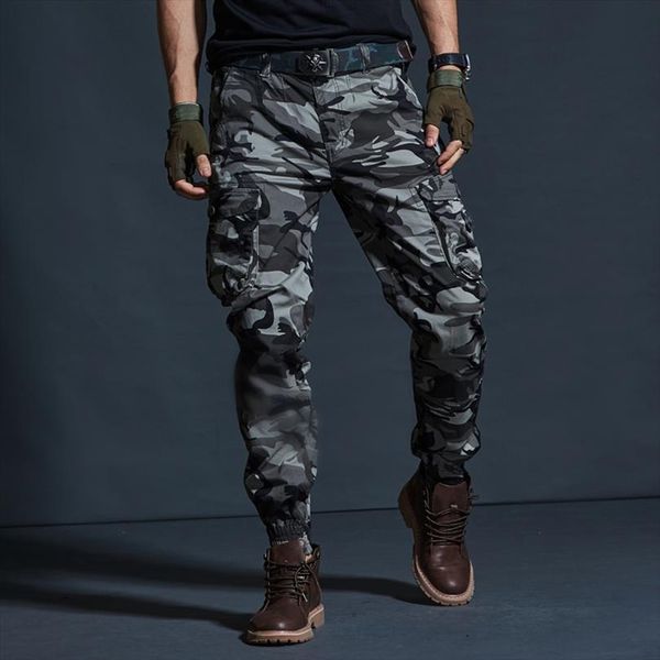 

cargo camouflage multi pocket women pants military tactical joggers fashion black army casual long trousers