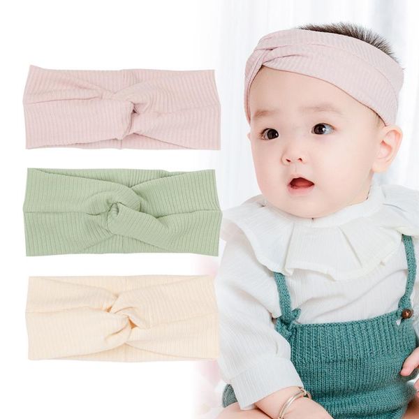 

baby toddlers wide cotton cross windproof headband infants kid elastic hair band hairbands children newborns 3pcs/set headdress, Slivery;white