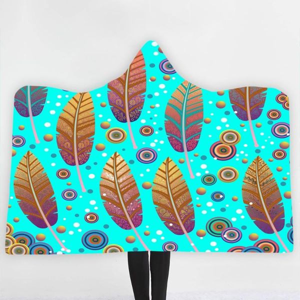 

blankets gorgeous feather dream catcher hoodie wearable blanket fleece cozy ultra-soft light weight warm adults kids gift