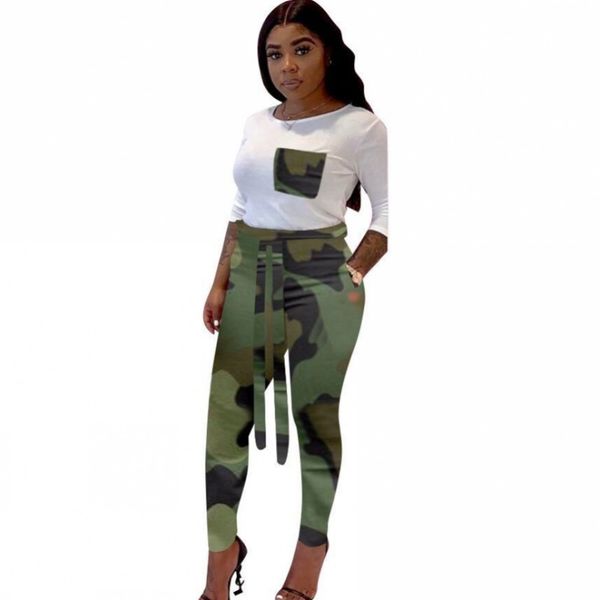 

pocket size shredded sleeve set full t shirt and skinny pants 2 piece outfits fall new street style salon together z0eq, Gray