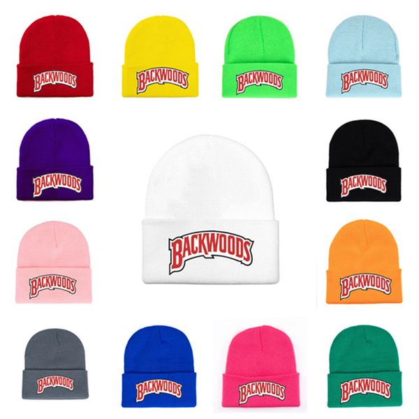 

hats backwoods knitted hat casual men's and women's headgear hip hop hats autumn winter, Blue;gray
