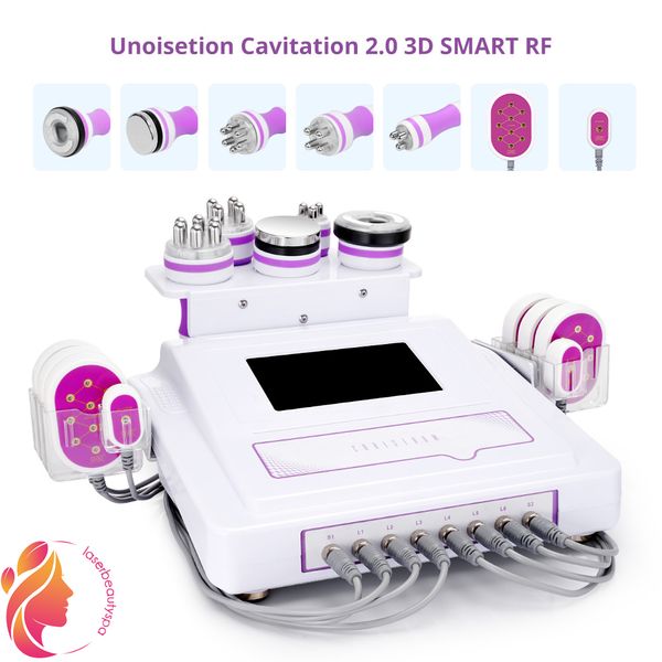 

6in 1 cavitation 2.0 40k radio frquency vacuum slimming body shaping machine pn