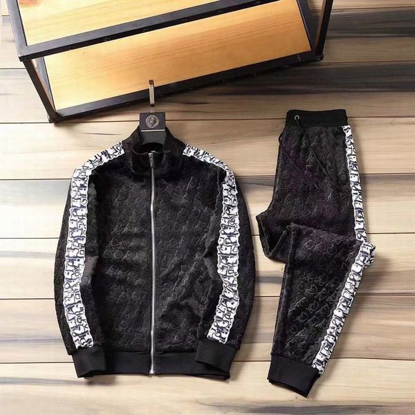 

2021 new winte designer tracksuit men luxury sweat suits autumn jacke mens jogger suits jacket + pants sets sporting women suit hip hop sets, Gray