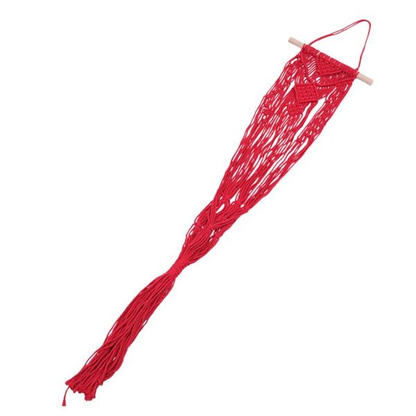 

planters & pots 1pc gardening flowerpot net bag outdoor handwoven basket red