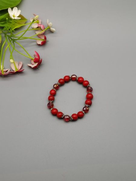 

beaded, strands female fashion crystal bracelet natural stone, Black