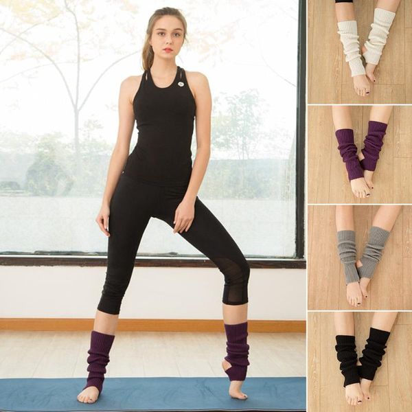 

1 pair latin dance socks fitness women winter sport knitting, Blue;black