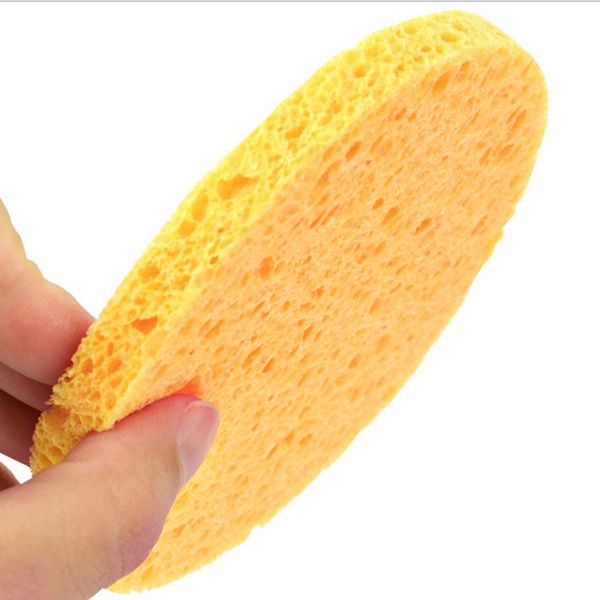 

natural wood pulp sponge for washing facial cleansing pad face care cellulose sponge puff cleaner