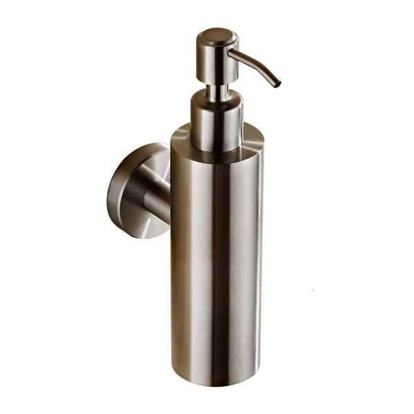 

2021 new wall mounted nickel bathroom hand liquid dispenser/kitchen soap dispenser stainless steel shampoo bottles 427x