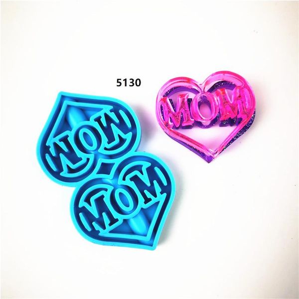 

craft tools heart shape mom letters straw er silicone mold diy chocolate candy fondant cake decorating keychain epoxy resin mould