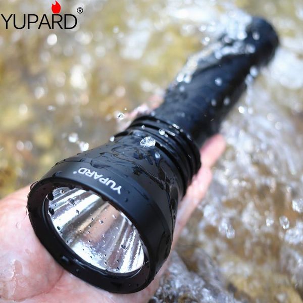 

flashlights torches ipx8 professional diving led xhp70 tactical torch waterproof lamp ultra outdoor 26650 battery