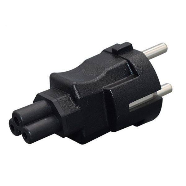 

smart power plugs 1 pc eu mains cable adapter plug to iec320 c5 10a/250v portable computer converter
