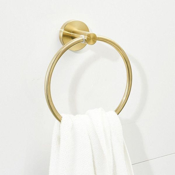 

towel racks home storage accessories stainless steel wall mounted hand ring holder hook for bathroom rack hanger organizer