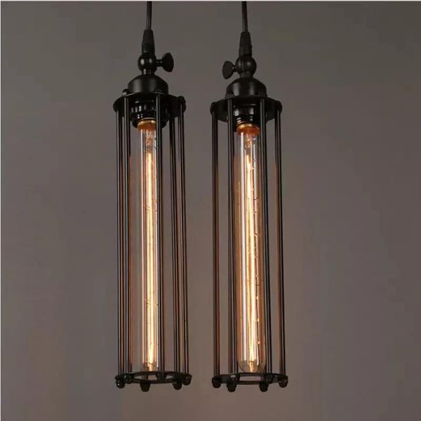 Pendelleuchten American Vintage Country Lights Steampunk Industrial Style mit Edison E27 Glühbirne Restaurant Korridor