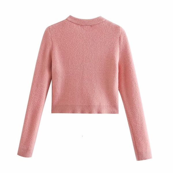 

new es pink woman thin sweater ladies knit jewelry button 2021 spring clothes u8vx, White;black