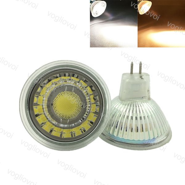 

led bulb 5w cob quartz glass +acrylic mr16 ac/dc 8v-24v 80ra warm white lamp spotlight replace halogen eub