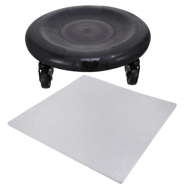 

accessories 1 set abdominal plate wheel roller trainer gym home fitness equipment tool