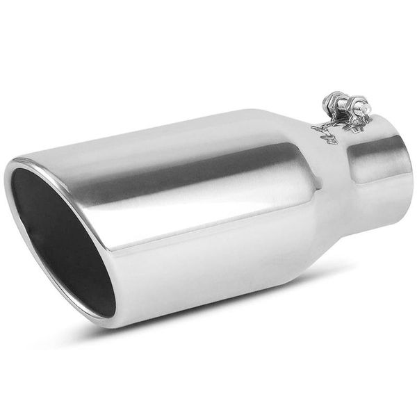

manifold & parts exhaust pipe head motorcycle tail throat stainless steel nozzle 3 inch air inlet