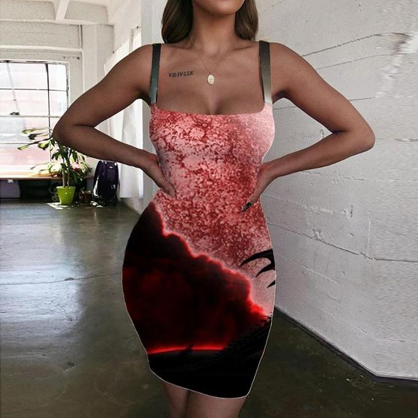 

casual dresses kyku moon women galaxy sundress space 3d print nebula bodycon dress womens clothing plus size short beach fashion, Black;gray