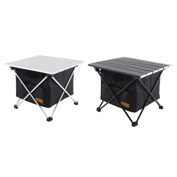 

aluminum alloy camping folding table dinner desk fishing beach lapsupport