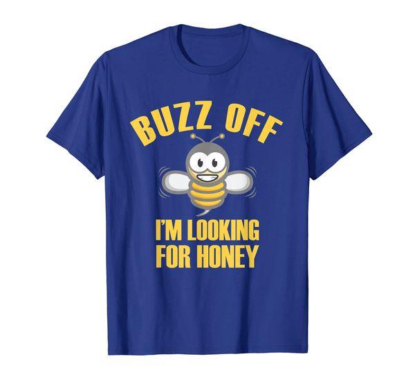 

cute buzz off i'm looking for honey apiarists gift t-shirt, White;black