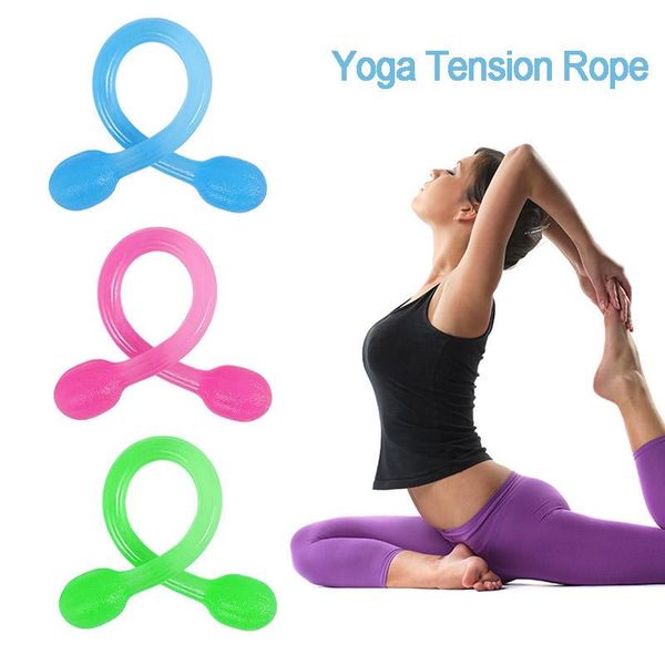 

resistance bands women yoga tension rope silicone body buiding sports strength gym fitness pilates workout training elastic belt