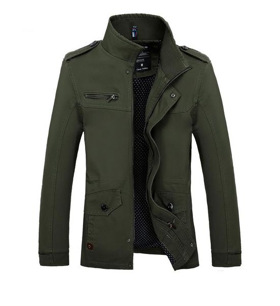 

men's jackets 2021 men jacket coat fashion cotton brand clothing bomber military windbreaker male jaqueta masculino size 4xl, Black;brown