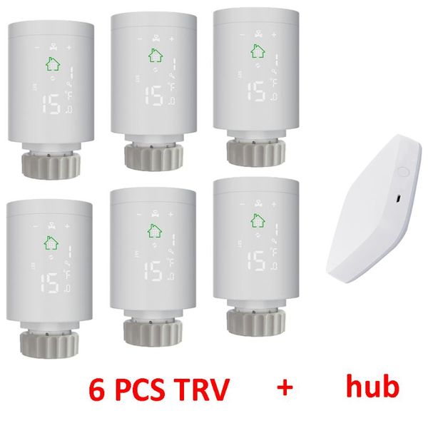 

smart home control wi-fi thermostatic radiator valve trv head 2 years warranty