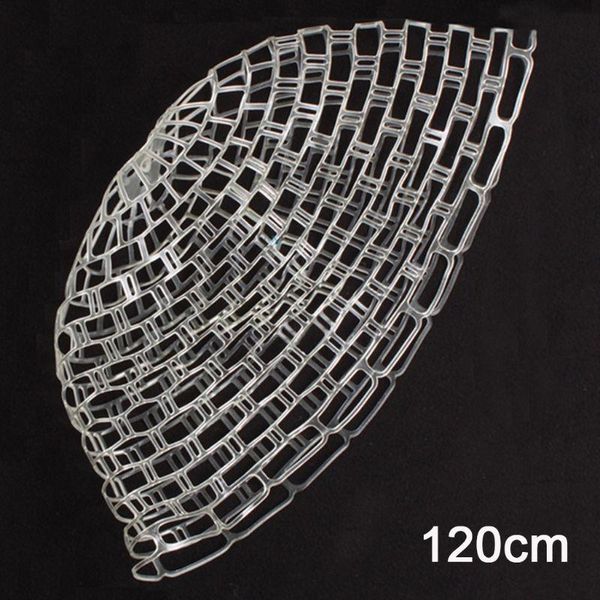

rubber fishing net diy material large mesh not hurt fish fishing gear accessories white transparent hand k43e