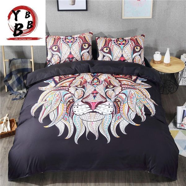 

bedding sets wolf dog set painting 3d bohemian vivid duvet cover with pillowcases bed 3pcs/4pcs twin full  king bedclothes