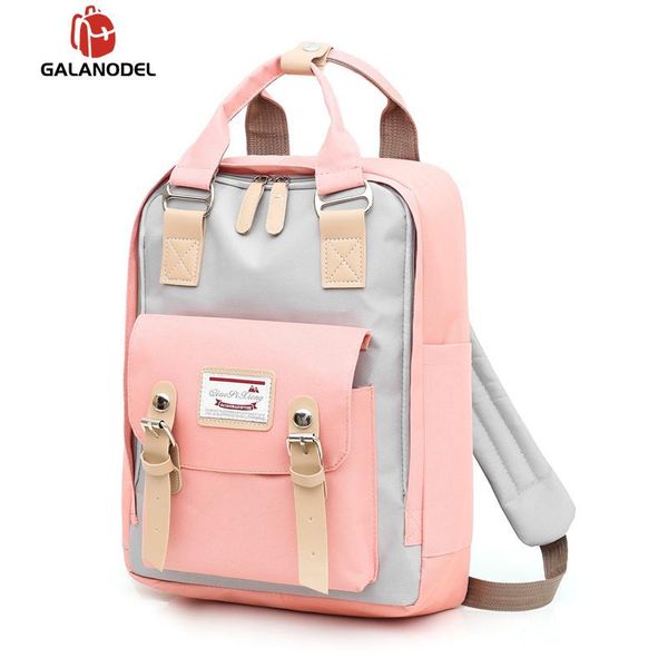 

outdoor bags multifunction women backpack girls shoulder bag canvas lapschoolbag for teenager boys travel