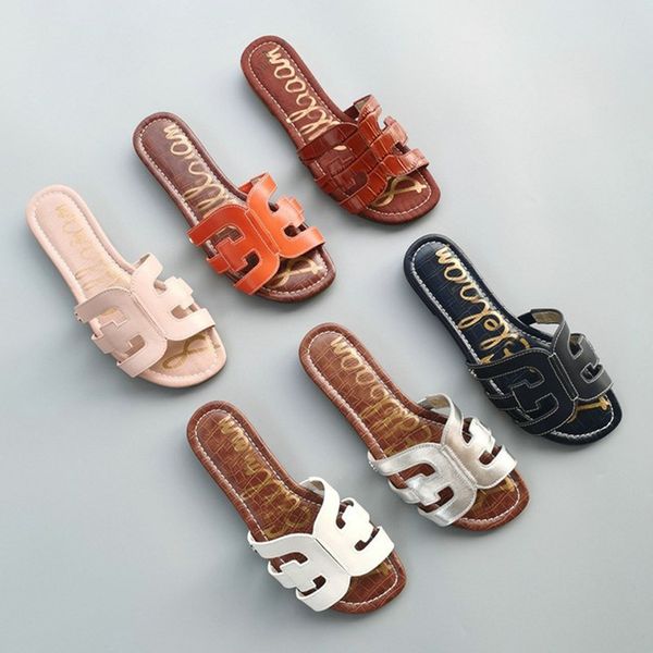 

pure original dongguan flat bottom h sandals, Black