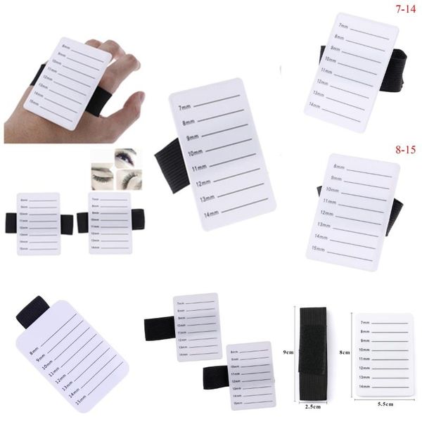 

false eyelashes eye lash grafting stand palette7-14mm/8-15mm fake eyelash tray strip individual extensions hand plate makeup tool