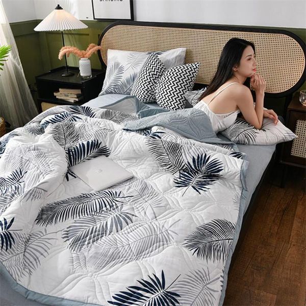

comforters & sets summer cool quilt blankets home textile bedding thin comforter washable bed cover quilting air conditioning
