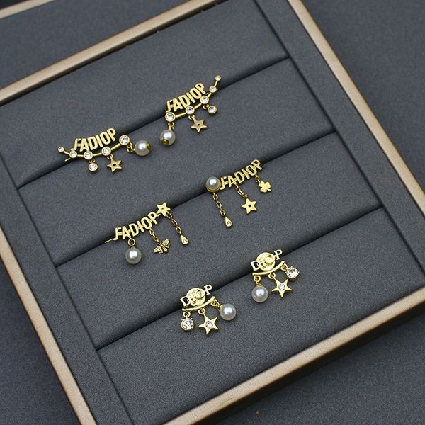 

designer jewelry 20-year new bee earrings, Golden