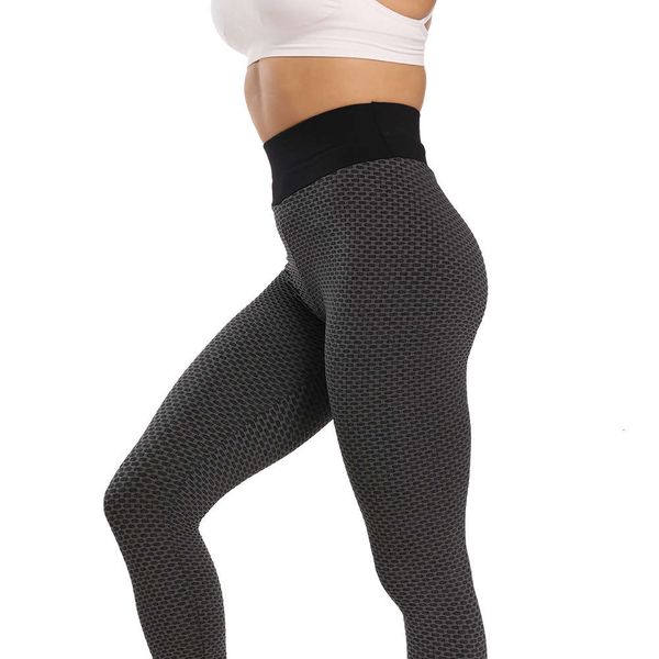 

feng mi tao yoga pants with high waist and hip lifting, Gray