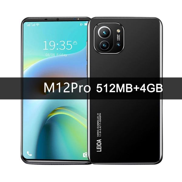 

walkie talkie m12pro 5.5-inch smartphone face unlock full screen android 4.4 512mb + 4gb mobile phone2021