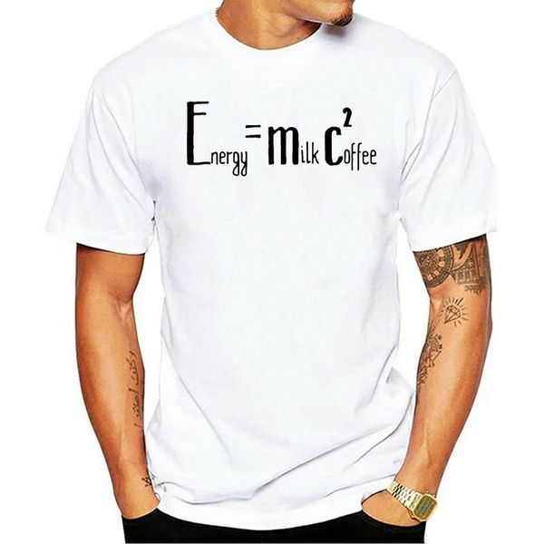 

men's t-shirts energy milk coffee java short sleeve t shirt men funny creative 2021 s t-shirt cotton mens fashionable letter, White;black
