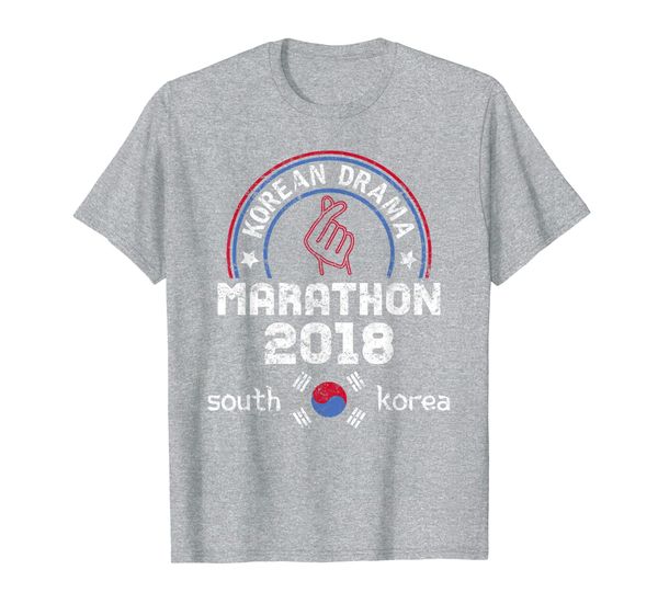 

korean drama marathon - k-drama lover fan t-shirt, White;black
