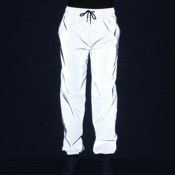 

2021 new corridors of reflexive hip hop men sweatpants man streetwear casual pants released long pantalones hombre xfvs, Black