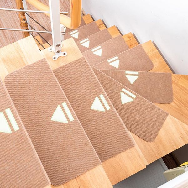 

non-slip stair treads carpet mats indoor adhesive backing home decor for wooden staircase stair tread mats luminous treads