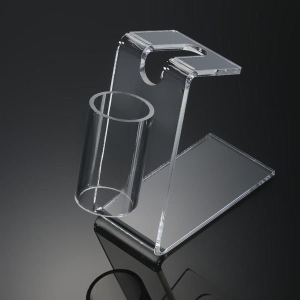 

tattoo guns kits 1pc machine holder acrylic transparent supply stand rack rest organzier