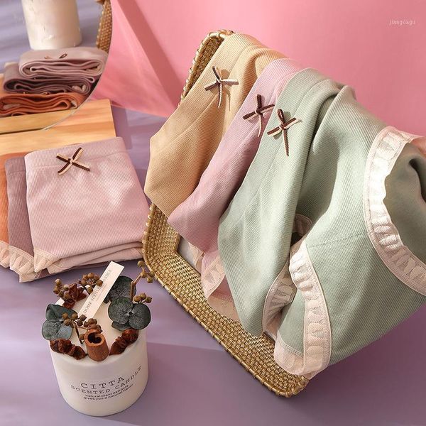 

spring breathable high-end women's underwear modal one-piece panties, Black;pink