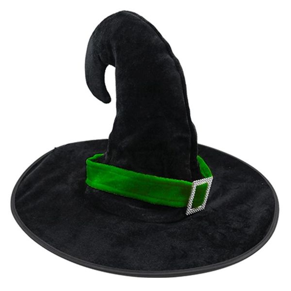 

party hats 50lb black halloween witch hat with hook tip masquerade cosplay wizard costume birthday carnival decorate