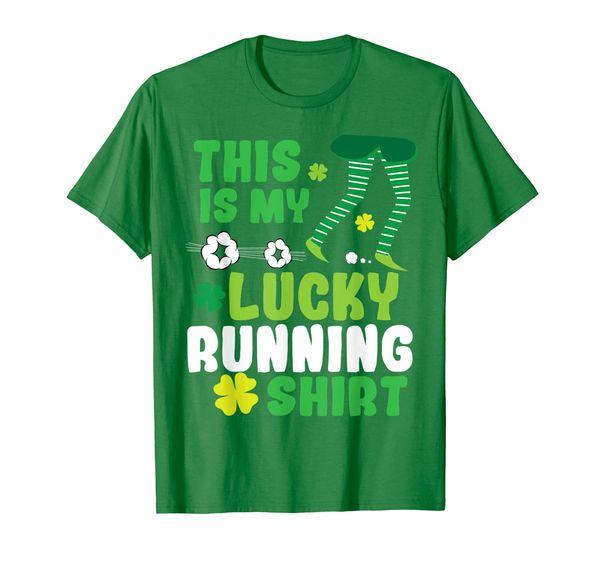 

Lucky Running T-Shirt St Patricks Day 5k Half Marathon Race, Mainly pictures