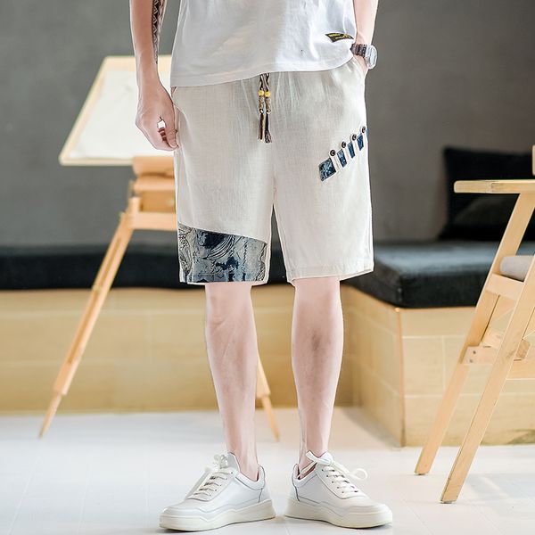 

new 2021 mens sport shorts loose man sweat pans 5xl men's joggers short summer sweatpants knee length pant for men clothes male bvo0, White;black