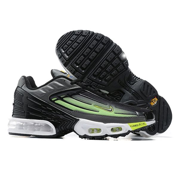 

2021 tn 3 plus mens womens running shoes hyper violet laser blue parachute triple white black iridescent bred neon obsidan sneakers trainers